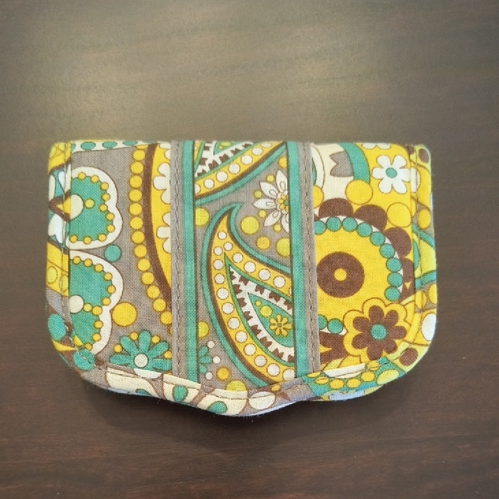 Vera Bradley Lemon Parfait Card Holder